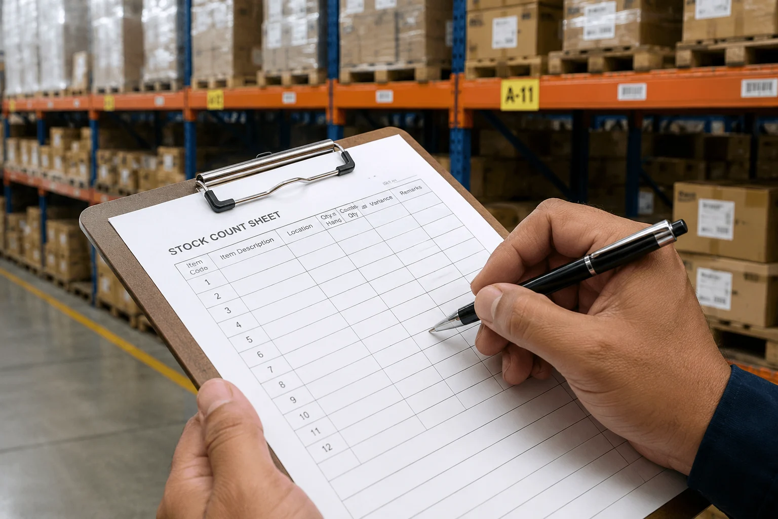 Manual Stock Counting