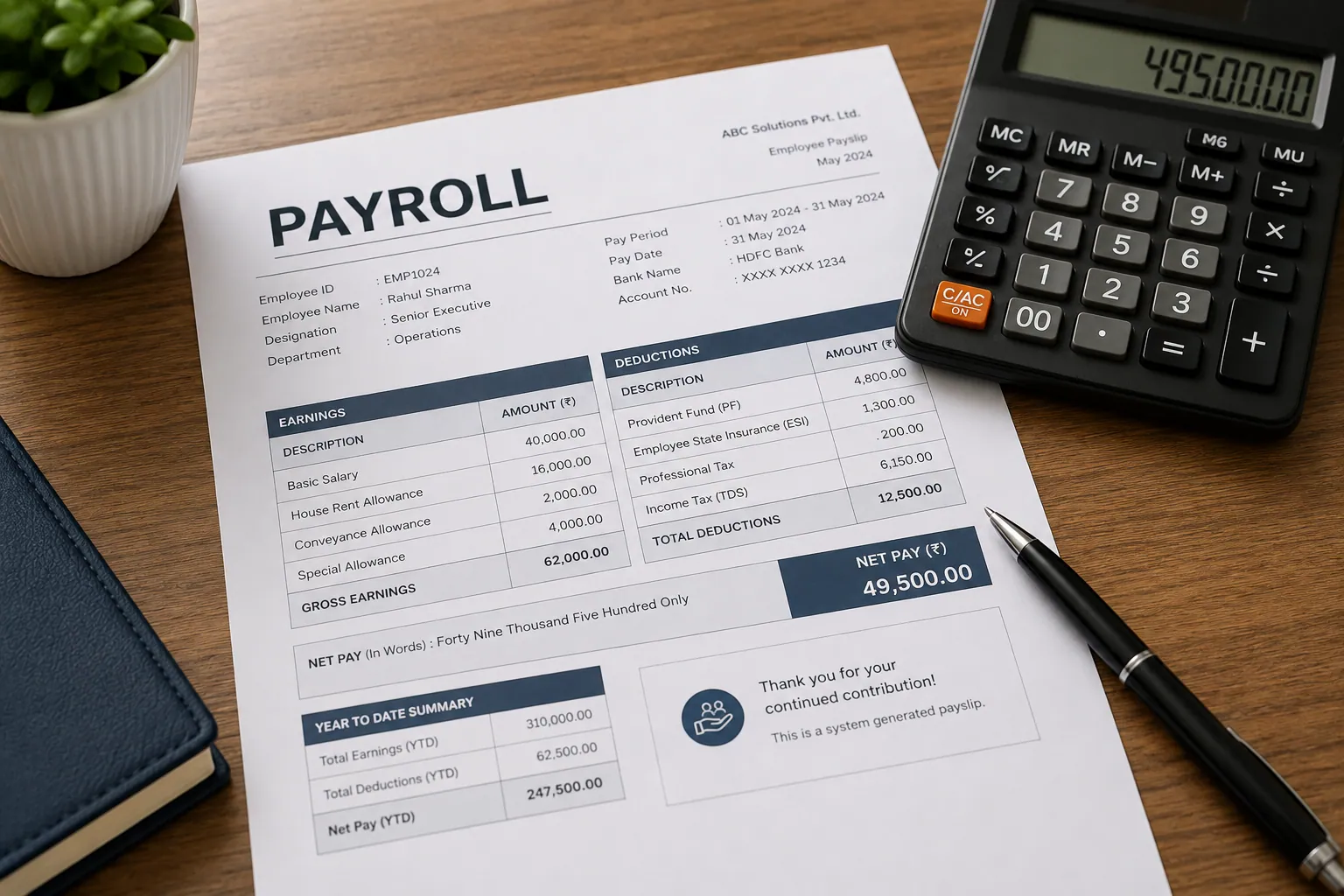 Payroll & Statutory Compliance