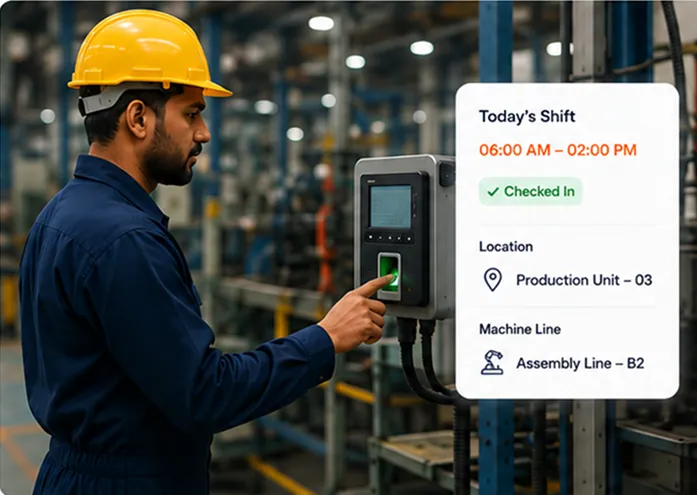 Plant & Factory Workforce in the app