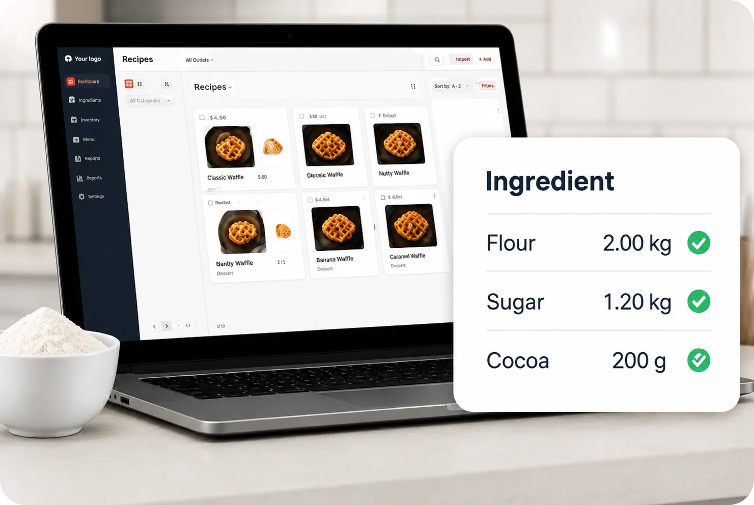 Setup & Menu / Recipe Configuration